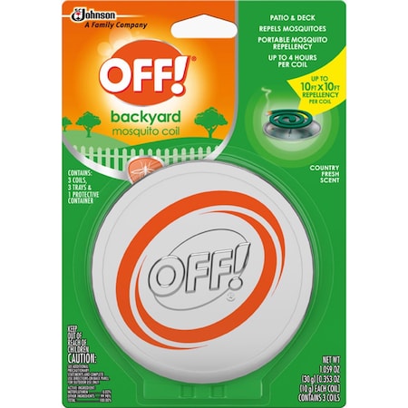 Off OFF! Insect Repellent Coil For Mosquitoes 1.06 oz 75204